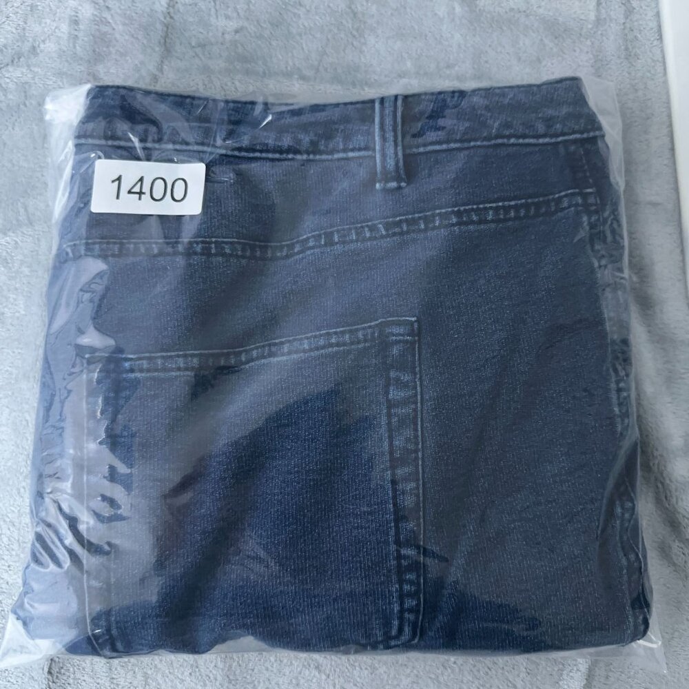 Dream Jeannes By Quacker Factory Capri Jeans High Rise Women's Blue Size 18W - Picture 12 of 12